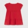 Šaty s čelenkou pro dívky Mayoral 1806-15 Červené