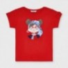 Dívčí tričko s potiskem Mayoral 3016-78 červené