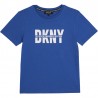 Tričko s krátkým rukávem pro chlapce DKNY D25D26-813 modré barvy