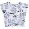 Tričko s vázáním pro dívky DKNY D35R30-N50 bílé