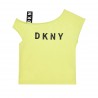 Dívčí halenka DKNY D35R44-60B žlutá barva