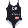 Dívčí plavky DKNY D37102-09B Černá barva