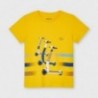 Tričko s krátkým rukávem pro chlapce Mayoral 3037-27 žlutá