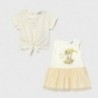 Dvoudílné dívčí šaty Mayoral 1976-59 zlaté