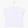 Tričko s potiskem holčičí Losan 114-1012AL-001 barva bílá