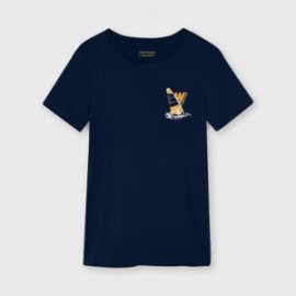 Tričko s potiskem pro chlapce Mayoral 6081-66 námořnická modrá