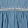 Dívčí džínové šaty Mayoral 3942-5 modrá