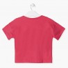 Tričko pro dívky s krátkým rukávem Losan 114-1680AL-075 barva Fuchsia