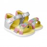 Dívčí sandály Agata Ruiz De La Prada 212903-B stříbrné barvy
