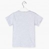 Tričko s chlapeckým potiskem Losan 115-1003AL-582 barva šedá