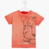 Tričko s krátkým rukávem pro chlapce Losan 115-1024AL-074 Oranžová barva