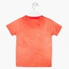 Tričko s krátkým rukávem pro chlapce Losan 115-1024AL-074 Oranžová barva