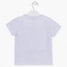 Tričko s potiskem pro chlapce Losan 115-1026AL-001 barva bílá
