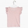 Tričko s volánky pro dívky Losan 116-1010AL-718 růžové barvy