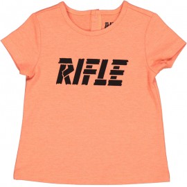 Dívčí tričko RIFLE 24116-01 oranžová barva
