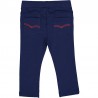 Dívčí bavlněné kalhoty Birba & Trybeyond 22013-00 tmavě modré barvy