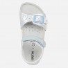 Dívčí sandály Geox J158MC-0NFQD-C1206 modrá barva