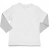 Chlapecké tričko s dlouhým rukávem Birba & Trybeyond 24024-15A barva bílá
