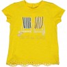 Tričko s krátkým rukávem pro dívku Birba & Trybeyond 24042-35F barva žlutá