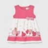 Šaty s popruhy pro dívky Mayoral 1811-84 růžové