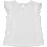 Dívčí tričko Birba & Trybeyond 24087-10N krémové barvy