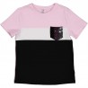 tričko s krátkým rukávem pro dívky Birba & Trybeyond 24413-51I růžové / černé