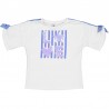 flitrové tričko pro dívky Birba & Trybeyond 24415-15A bílé