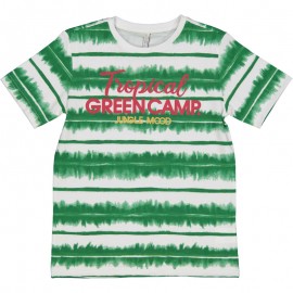 Tričko s krátkým rukávem pro chlapce Birba & Trybeyond 24469-92Z bílo / zelené barvy