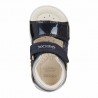 Dívčí sandály Geox B1538A-010AJ-C0673 námořnická modrá / stříbrná