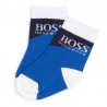 Dva páry chlapeckých ponožek HUGO BOSS J00093-787 námořnická modrá barva