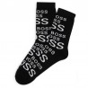 Dva páry chlapeckých ponožek HUGO BOSS J20291-09B černé barvy