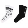 Dva páry chlapců HUGO BOSS ponožky J20293-09B černé barvy