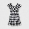 Dívčí kostkované šaty Mayoral 6925-76 Černá
