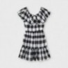 Dívčí kostkované šaty Mayoral 6925-76 Černá