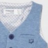 Chlapecké tričko s vestou Mayoral 1172-36 bílo / modré