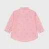 Vzorovaná košile chlapecká Mayoral 1121-20 růžová