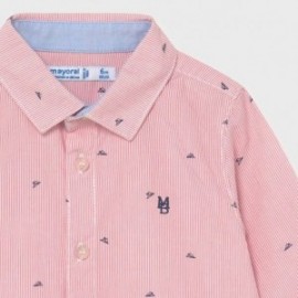 Vzorovaná košile chlapecká Mayoral 1121-20 růžová