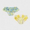 Dívčí koupací kalhotky 2 kusy Mayoral 1661-34 žlutá