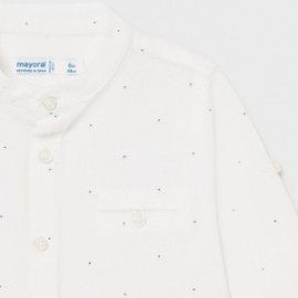 Plátěná košile pro kluka Mayoral 1119-34 Bílá