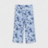 Dívčí zkrácené kalhoty Mayoral 6541-96 Modrý