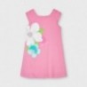 Dívčí šaty s potiskem Mayoral 3956-28 růžové