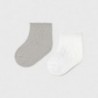 Sada 2 párů ponožek chlapec Mayoral 9361-14 Šedá