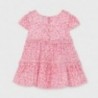 Šaty s potiskem dívky Mayoral 1978-47 růžové