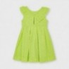 Dívčí popelínové šaty Mayoral 3917-90 zelené
