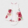 Květinové dívčí šaty Mayoral 1835-6 červené