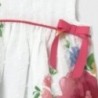 Květinové dívčí šaty Mayoral 1835-6 červené