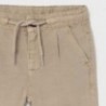 Chlapecké plátěné kalhoty Mayoral 1580-86 hnědé