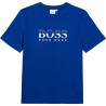 Modré tričko HUGO BOSS J25L52-829