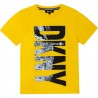 DKNY D25D51-530 Tričko s krátkým rukávem pro chlapce žlutá barva