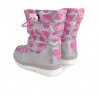 Agata Ruiz De La Prada Dívčí sněhové boty s potiskem 211996-A stříbrné